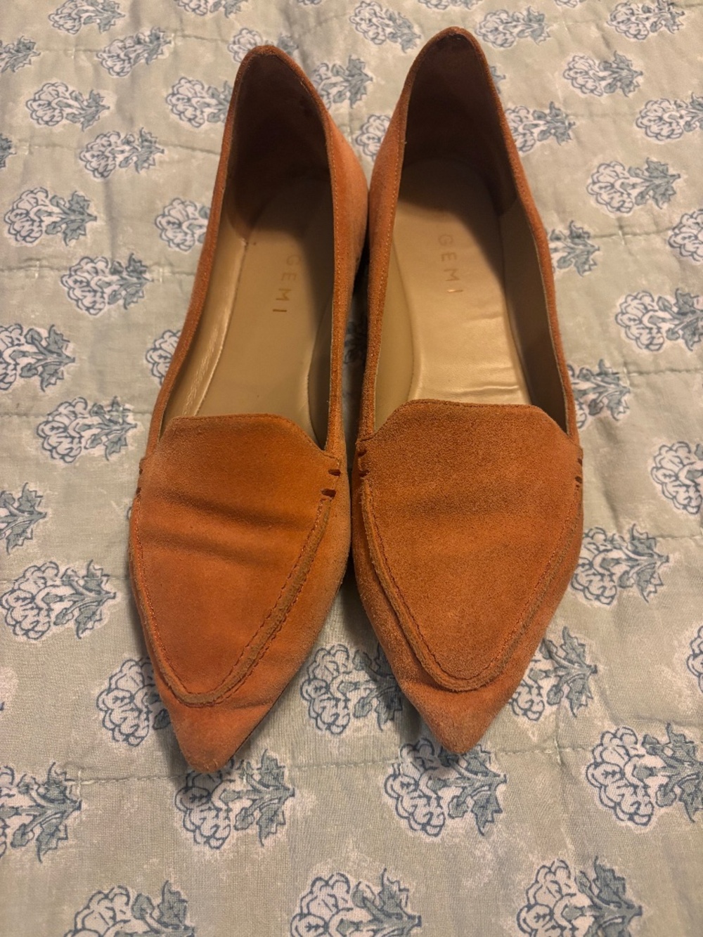 M Gemi Flats- beautiful orange: 38.5